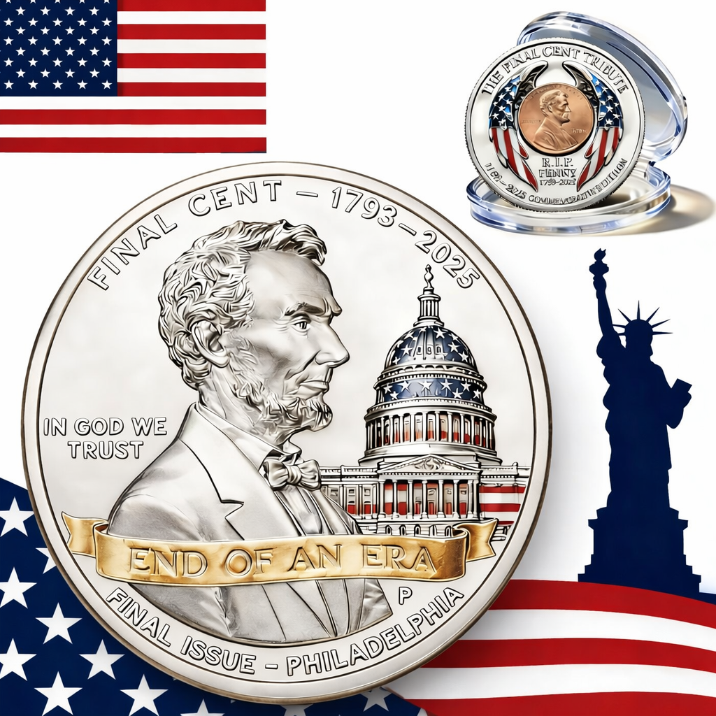 Cumuno™ THE FINAL CENT 1793–2025 · END OF AN ERA