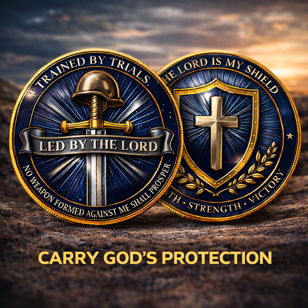 Cumuno™ Faith & Strength Christian Challenge Coin