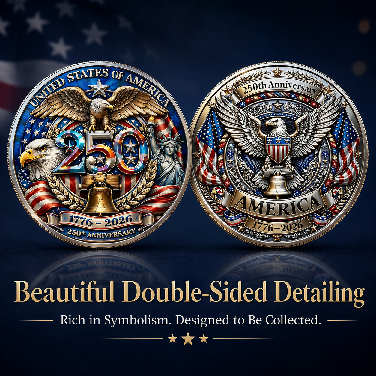 Cumuno™ U.S 250th Anniversary Commemorative Coin