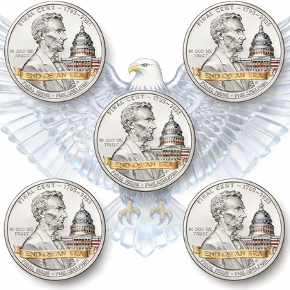 Cumuno™ THE FINAL CENT 1793–2025 · END OF AN ERA