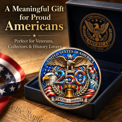 Cumuno™ U.S 250th Anniversary Commemorative Coin