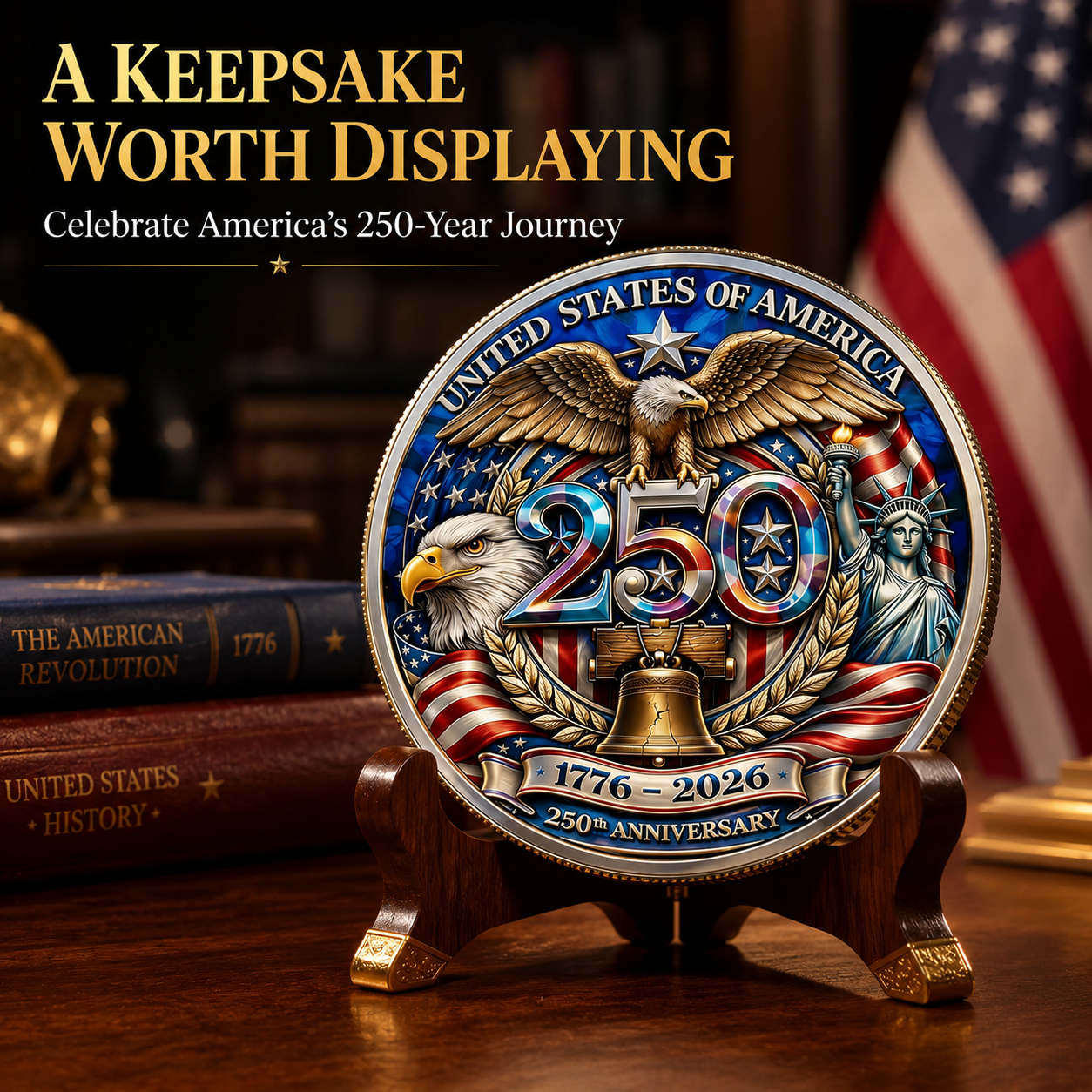 Cumuno™ U.S 250th Anniversary Commemorative Coin