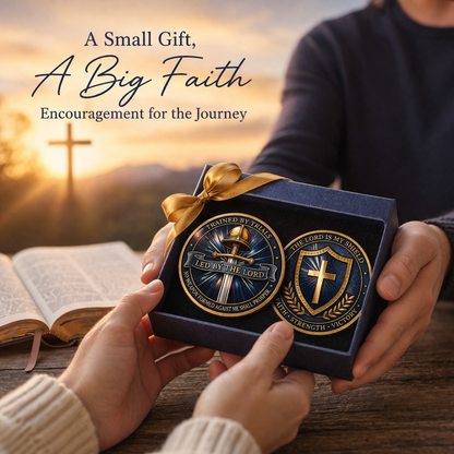 Cumuno™ Faith & Strength Christian Challenge Coin