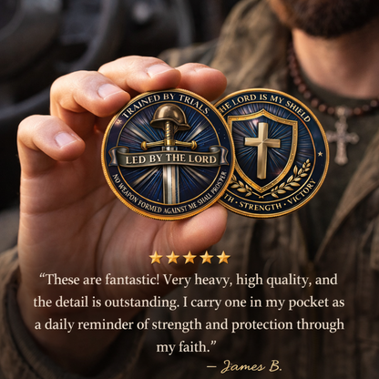 Cumuno™ Faith & Strength Christian Challenge Coin