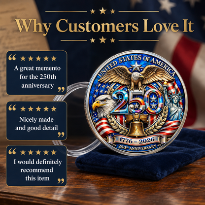 Cumuno™ U.S 250th Anniversary Commemorative Coin