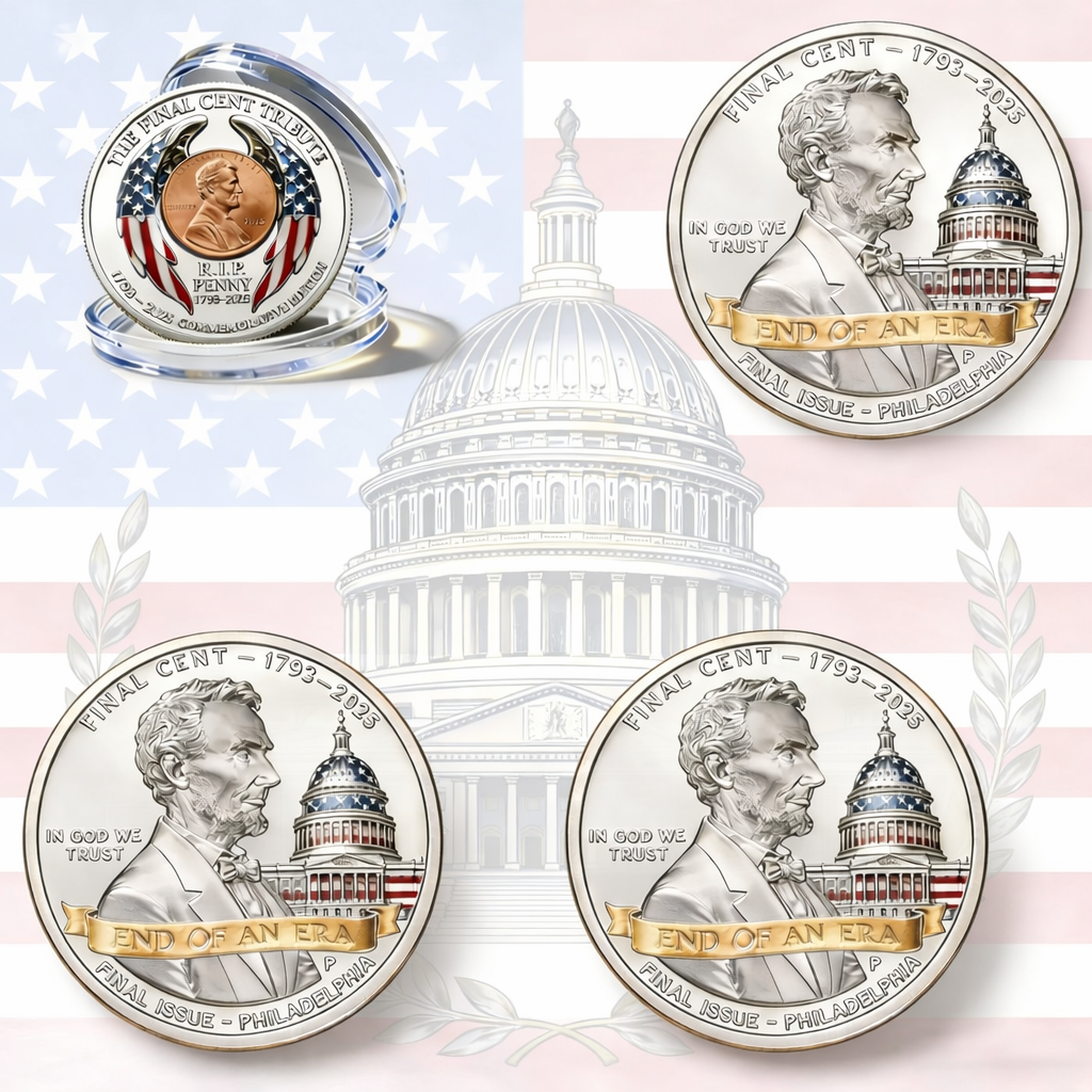 Cumuno™ THE FINAL CENT 1793–2025 · END OF AN ERA