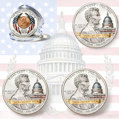 Cumuno™ THE FINAL CENT 1793–2025 · END OF AN ERA