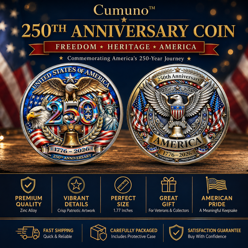 Cumuno™ U.S 250th Anniversary Commemorative Coin