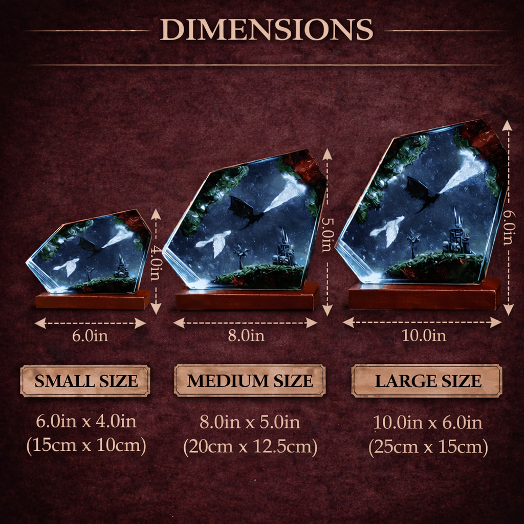 Cumuno™ DragonLight – 3D Fantasy Resin Lamp
