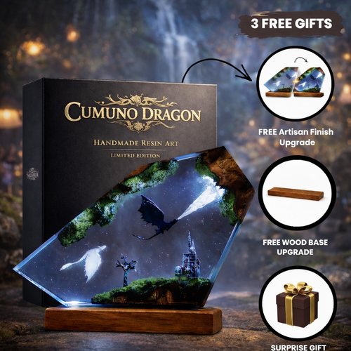 Cumuno™ DragonLight – 3D Fantasy Resin Lamp