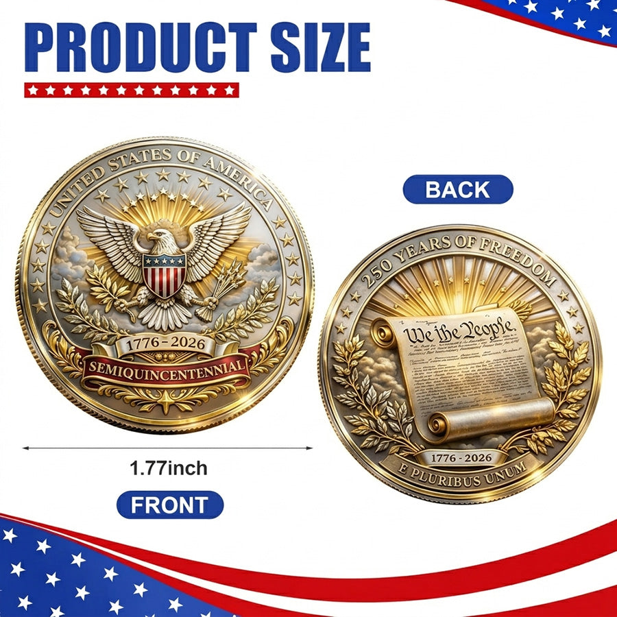 Cumuno™ USA 250th Anniversary Coin (Limited Edition)