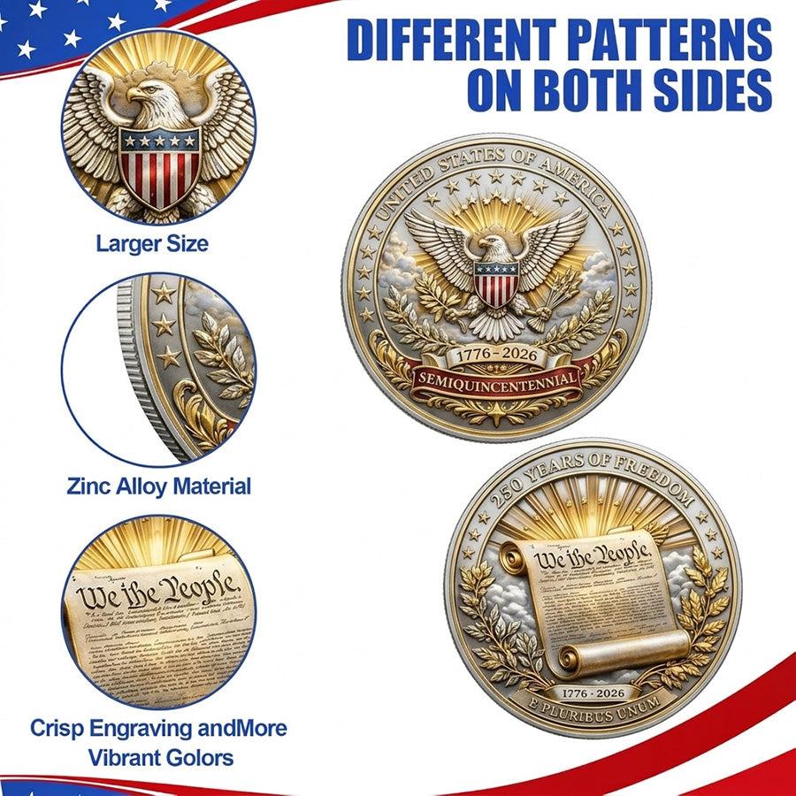 Cumuno™ USA 250th Anniversary Coin (Limited Edition)